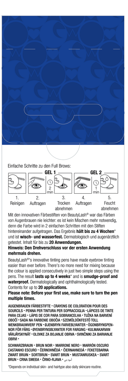 RefectoCil BeautyLash Two Go Full Brow Tinting Pen